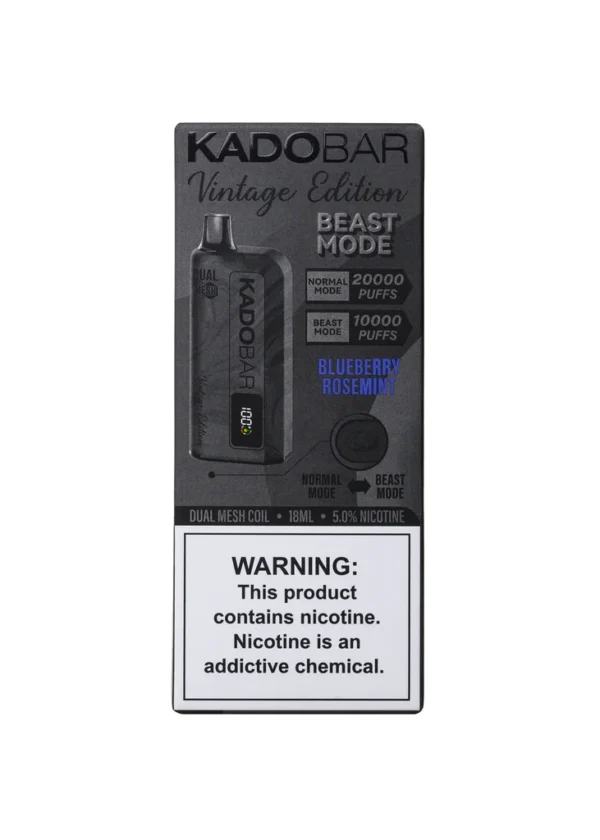 Blueberry Rosemint - Kado Bar Vinatge Edition 10000 Puffs