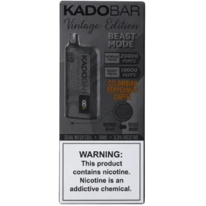 Colombian Peppermint Coffee - Kado Bar Vinatge Edition 10000 Puffs