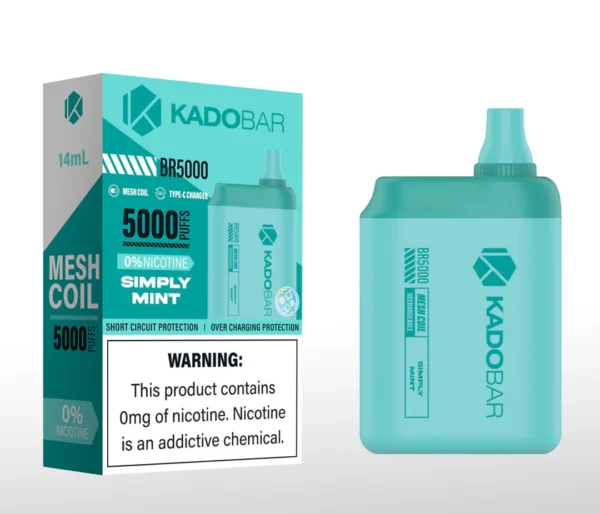 Simply Mint 0% Nicotine Kado Bar 5000