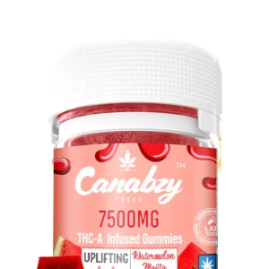 Canabzy THC-A Infused Gummies 7500mg - Watermelon Mojito