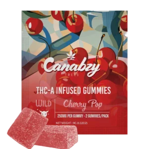 Canabzy THC-A Infused Gummies 500mg - Cotton Candy