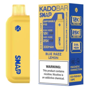 Kado Bar Snap 5% 25K Disposable Pod - Blue Raz Lemon (Addon Battery Not Included)