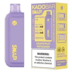 Kado Bar Snap 5% 25K Disposable Pod - Grapefruit Refresher (Addon Battery Not Included)