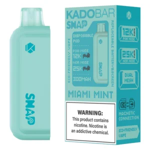 Kado Bar Snap 5% 25K Disposable Pod - Miami Mint (Addon Battery Not Included)