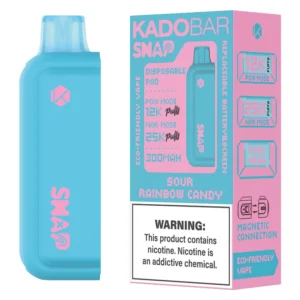 Kado Bar Snap 5% 25K Disposable Pod - Sour Rainbow Candy (Addon Battery Not Included)