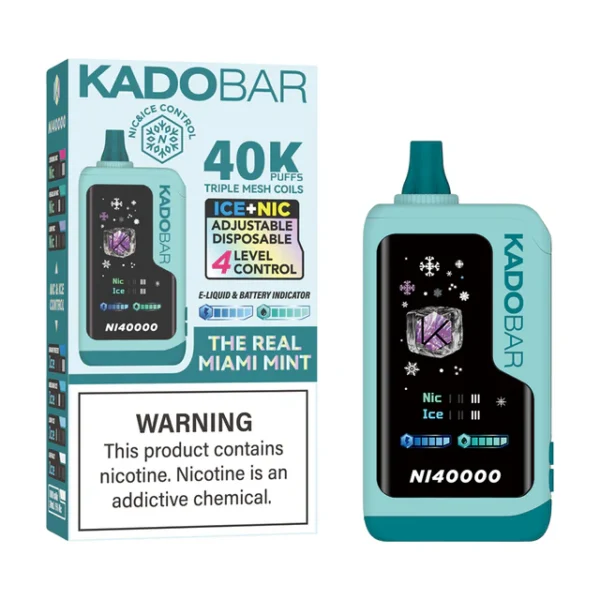 Kado Bar NI40K Ice+Nic Control Disposable - The Real Miami Mint