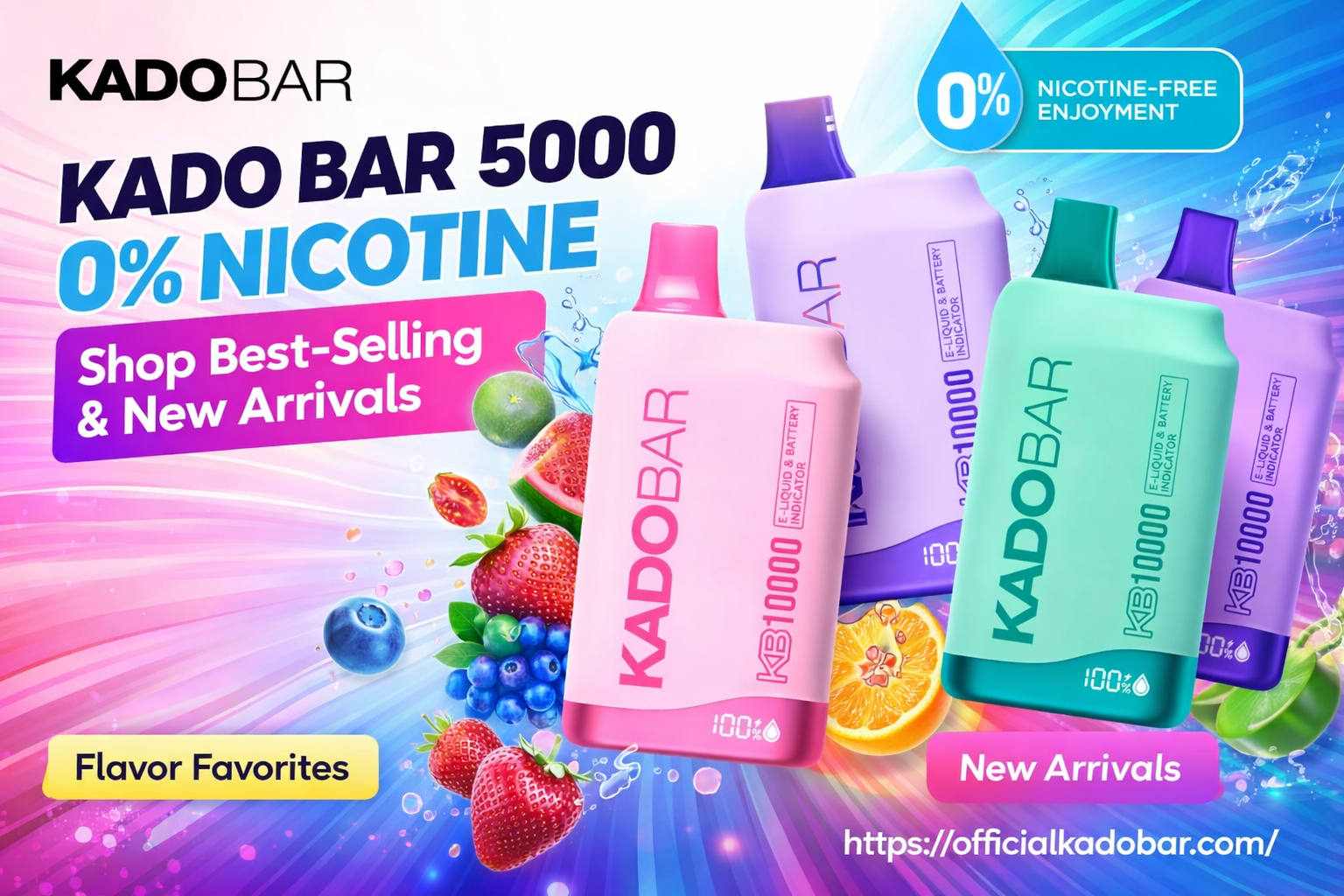 Home 61 Kado Bar 5000 0% Nicotine