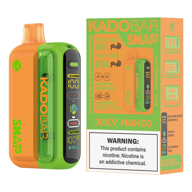 Kado Bar Snap 25k Puffs Disposable Vape: Shop New & Trending Flavors Ranked 3 image 11