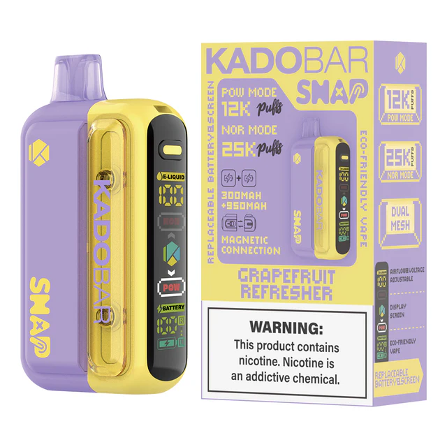Kado Bar Snap 25k Puffs Disposable Vape: Shop New & Trending Flavors Ranked 2 image 12