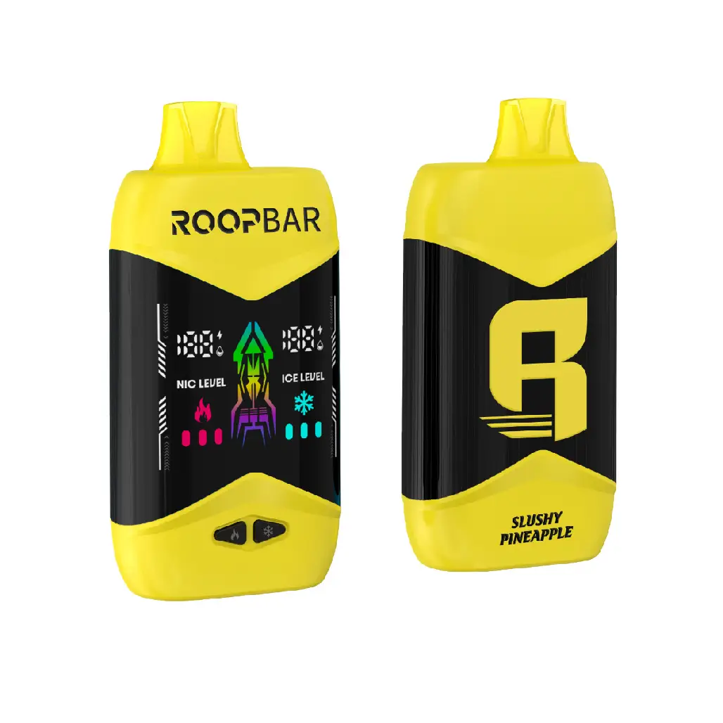 Slushy Pineapple RoopBar NIC+ICE Control 40k Puffs Disposable Vape - 5% NIC 1 Slushy Pineapple RoopBar