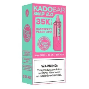 Kado Bar Snap 2.0 35K Pod Raspberry Peach Lime