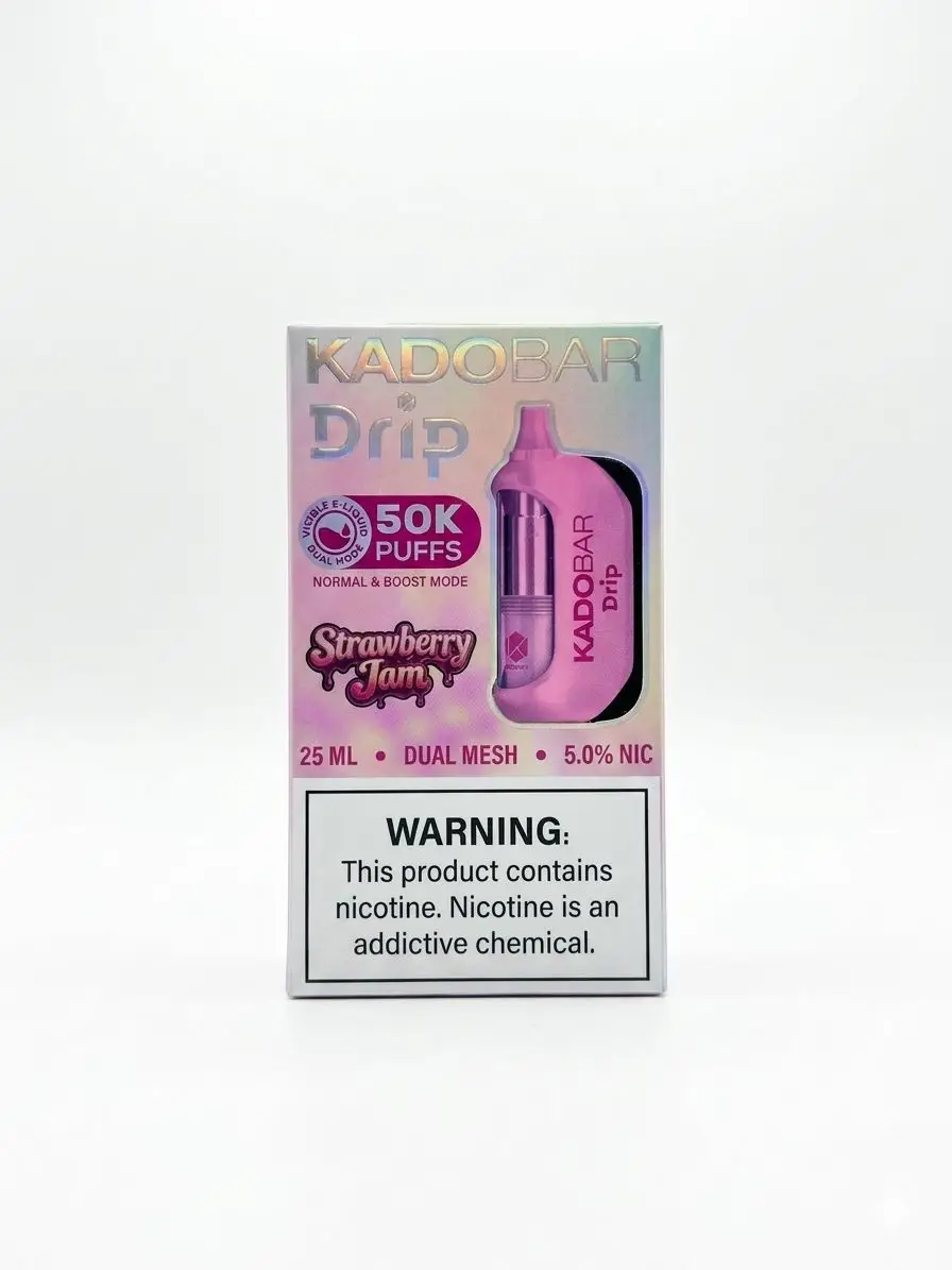 Strawberry Jam-Kado Bar Drip 50K Disposable Vape 1 Strawberry Jam-Kado Bar Drip 50K Disposable Vape