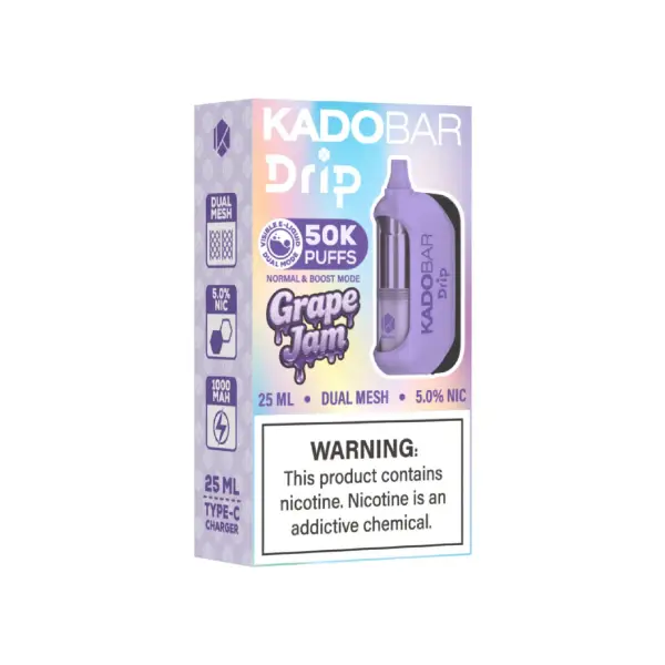 Grape Jam-Kado Bar Drip 50K Disposable Vape 1 Grape Jam-Kado Bar Drip