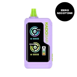Kado Bar Vape Flavors 6 Sour Fcuking Fab (Zero Nicotine) Kado Bar Ni40000 (Zero Nicotine) Disposable Vape