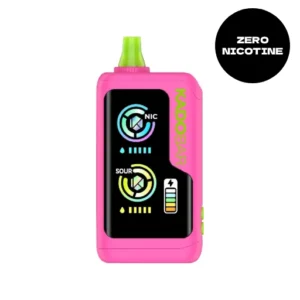 Kado Bar Vape Flavors 5 Sour Strawberry Raspberry (Zero Nicotine) Kado Bar Ni40000 (Zero Nicotine) Disposable Vape