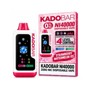 Home 28 Strawberry Watermelon Ice Kado Bar Ni40000 Zero Nic Disposable Vape